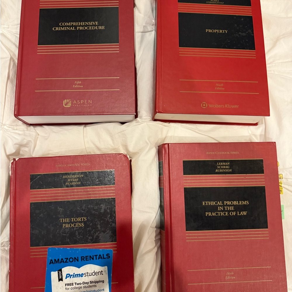 Red Law Textbooks Set